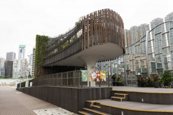 Fan Room of the Happy Valley Underground Stormwater Storage Scheme and resting area