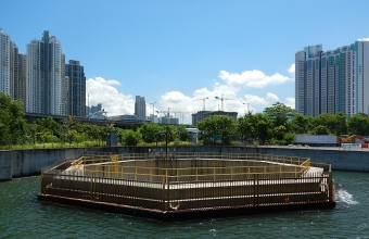 荔枝角雨水排放隧道出水口