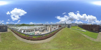 Stonecutters Island Sewage Treatment Works (360° View)
