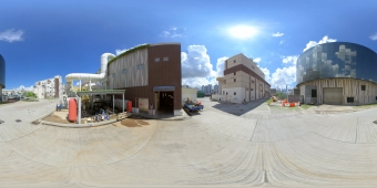 Sludge Dewatering Building and Main Pumping Station No. 2 (360° View)