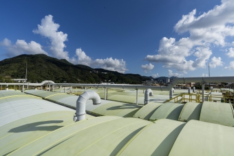 已覆蓋初級沉澱池