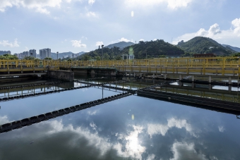 方形的最後沉澱池