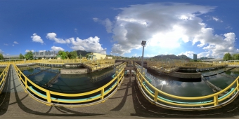 方形的最後沉澱 (360度全景圖)