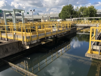 方形的最後沉澱池