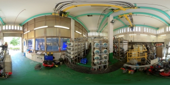 沙田污水处理厂的再造水生产设施 (360度全景图)