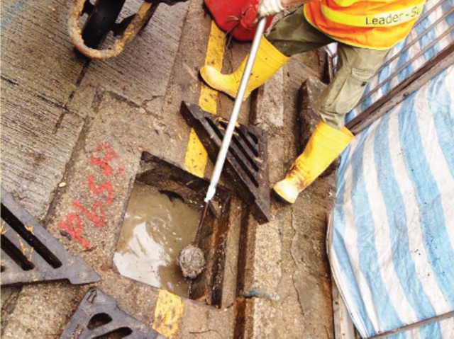 Inspect and cleanse existing gullies along Choi Hung Road regularly  
