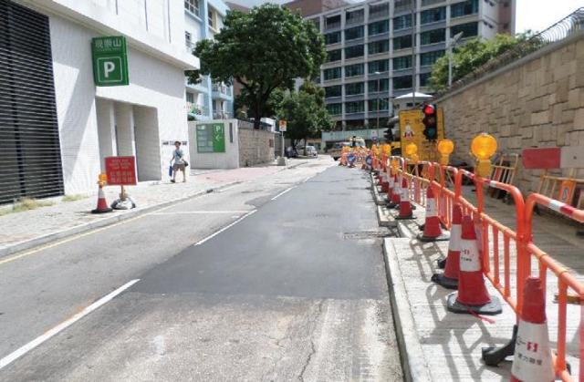 Watermain works at Chun Yan Street near Wong Tai Sin Police Station completed in September 2014