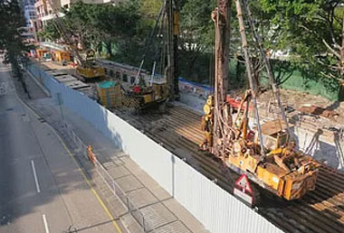 Pipe Pile Installation near Lower Wong Tai Sin Estate/ Kai Tak Garden has commenced