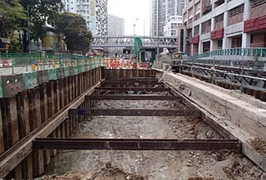 Construction of Box Culvert near Lower Wong Tai Sin Estate has commenced