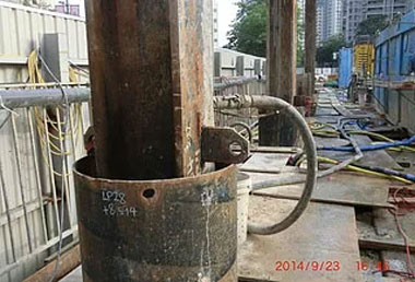 Pipe Pile Installation near Nga Tsin Wai Village has completed