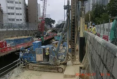 Pipe Pile Installation near Tung Tau Estate has commenced