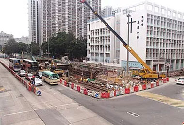 Construction of Box Culvert near Kei Tak Primary School has commenced