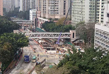 Construction of Box Culvert near Lower Wong Tai Sin Estate has completed