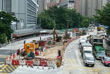 Construction of Box Culvert near Wong Tai Sin Police Station has commenced