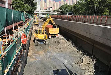 Riverbed and Nullah Wall Construction near Lower Wong Tai Sin Estate and Kai Tak Garden has commenced