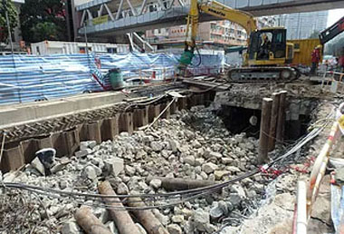 Construction of Box Culvert near Kai Tak Garden has commenced