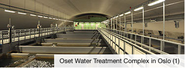 Oset Water Treatment Complex in Oslo, Norway