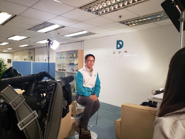 DSD Landscape Architect Mr CHUI Chi-keung, Chris, gave an interview to TVB’s progamme “A Dream Home Planning"