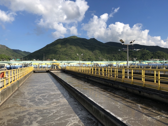 Aeration Tanks at Sha Tin Sewage Treatment Works