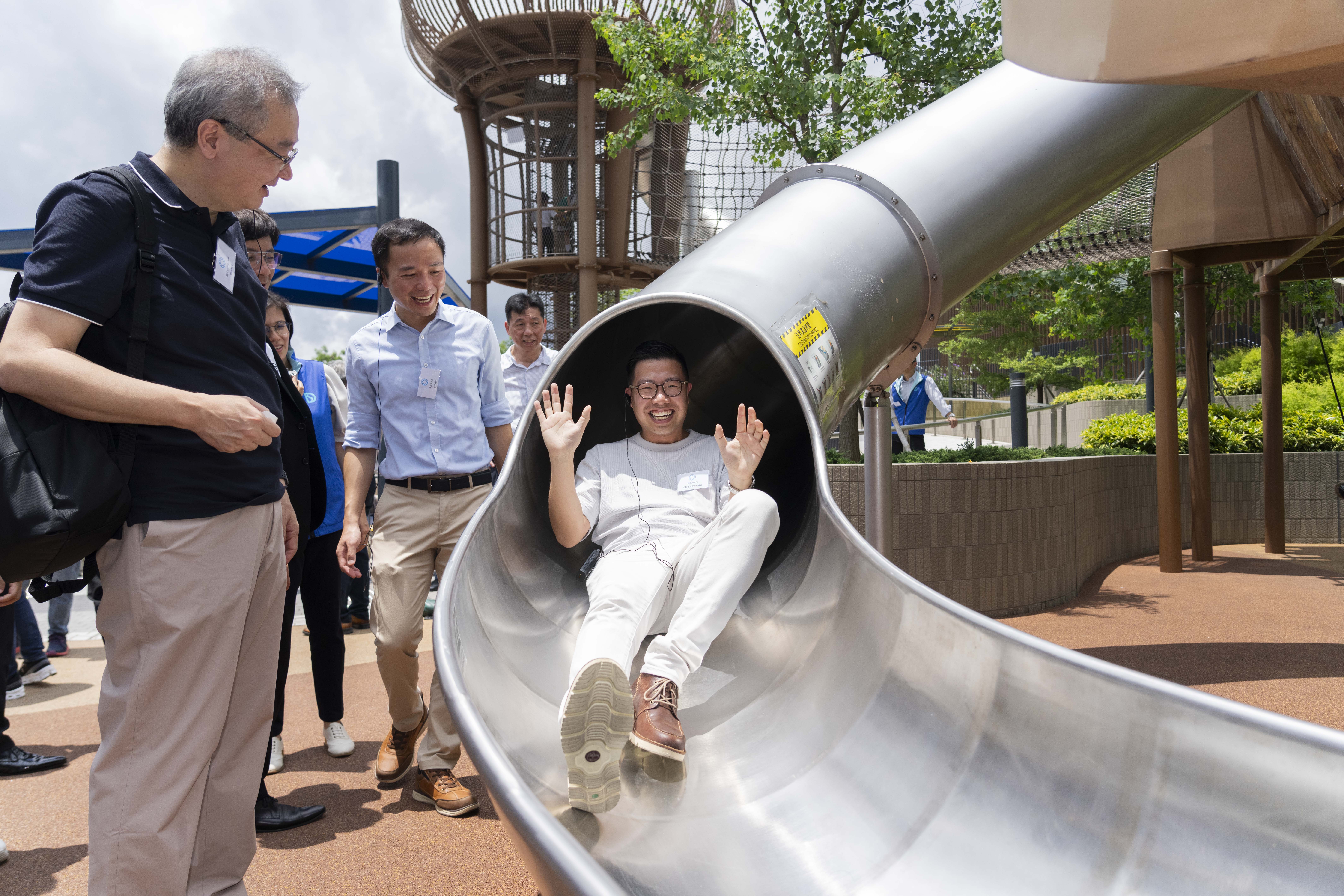 DC members experienced the play facilities in person