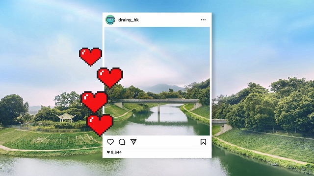 渠務署KOL 「下水水」首次亮相政府電視宣傳短片，提醒公眾在欣賞河道之餘亦要時刻留意天氣變化，提防洪水