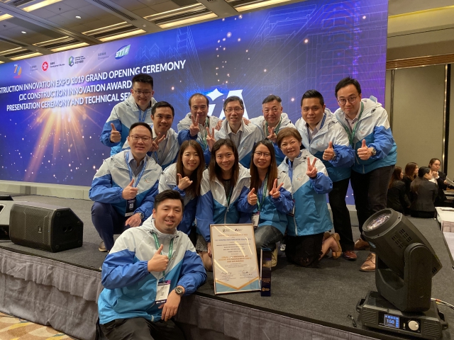 Group photo of the project team