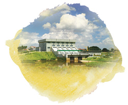 元朗鄉村防洪計劃的雨水泵房
