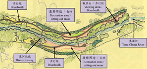 東涌河畔公園的初步設計