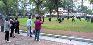 毗鄰啟德河的黃大仙摩士公園（1號公園）