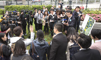 本署署長唐嘉鴻先生接受傳媒訪問