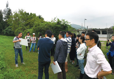 帶領環保團體代表參觀本署河道工程