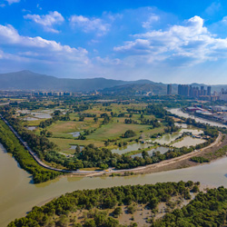 Landscape for Shan Pui River / Kam Tin River