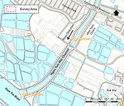Map of the river