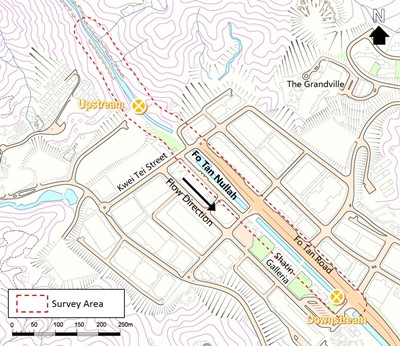 Map of the river