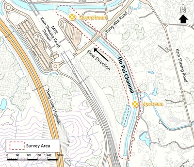 Map of the river