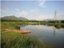 Engineered Wetland near the Downstream of YLBF