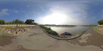 南生围锦田河河口 (360度全景图)