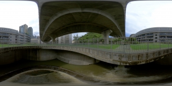 荔枝角雨水排放隧道静水池 (360度全景图)