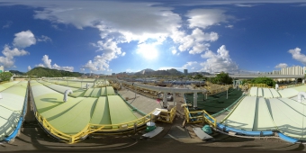 已覆盖初级沉淀池 (360度全景图)