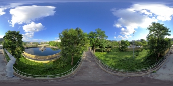 圆形的最后沉淀池 (360° View)