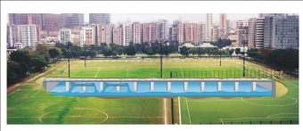 大坑东蓄洪池示意图