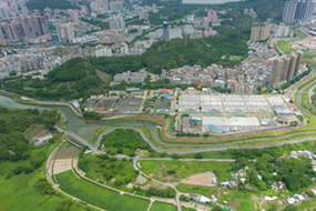 平源河汇流处